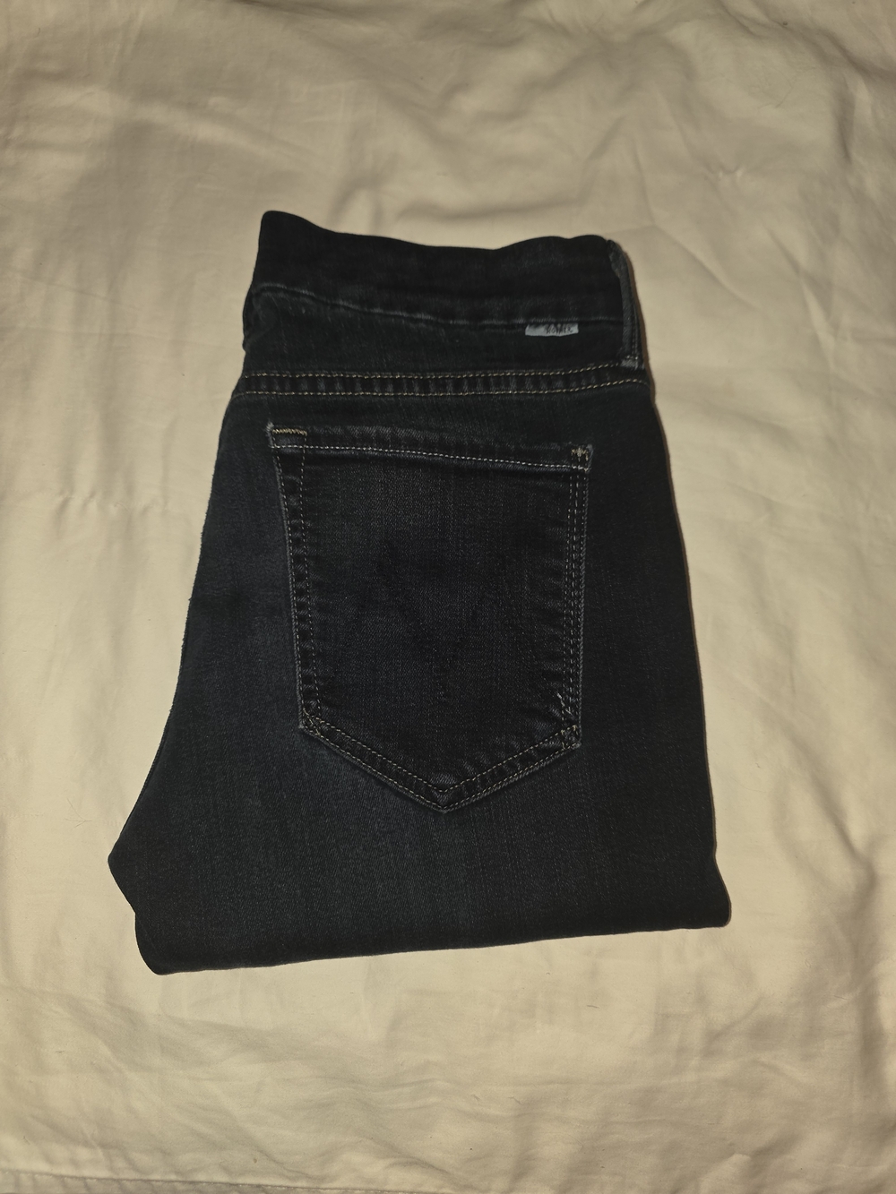 Mother Brand Women’s Dark Wash Blue Jeans - Classic Slim Fit